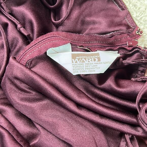 Vintage 70s Montgomery Ward 2 piece jacket midi secretary day dress, size s-m - Picture 8 of 10